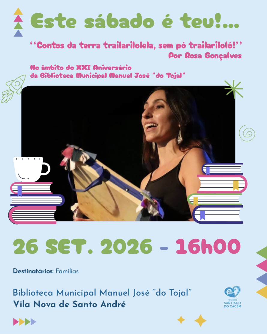 Este sábado é teu!… “Contos da terra trailarilolela, sem pó trailariloló!” — event image